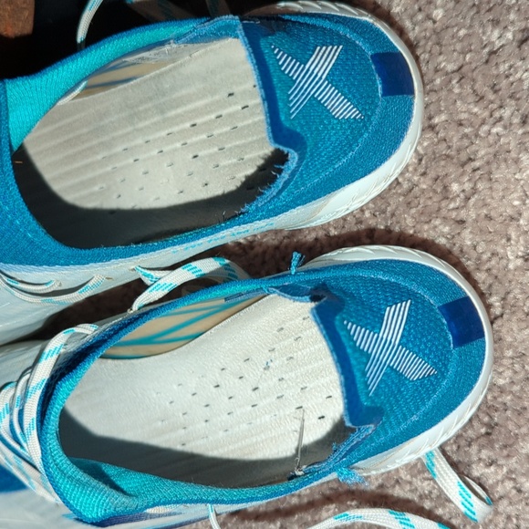 Adidas X Speedflow.1 blue and white soccer cleats - Picture 10 of 10